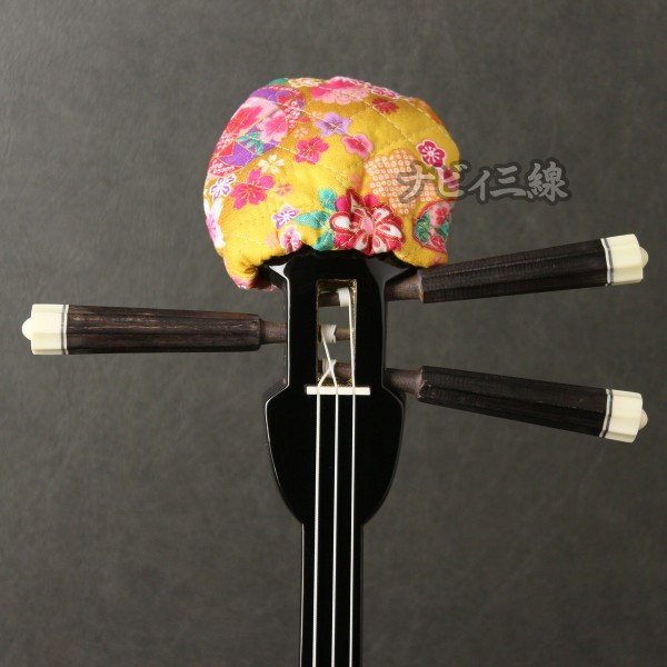 天キャップ紅型プリントHG 黄2