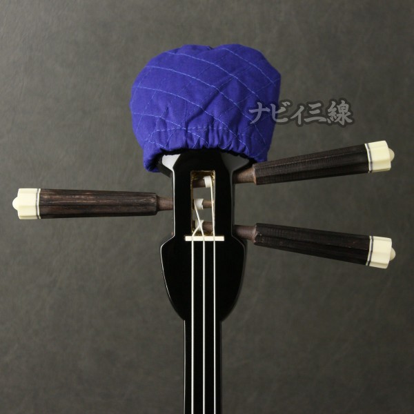 天キャップ無地 青2