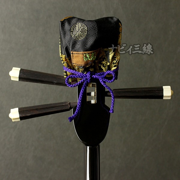 天キャップ高級ブラックシルク5