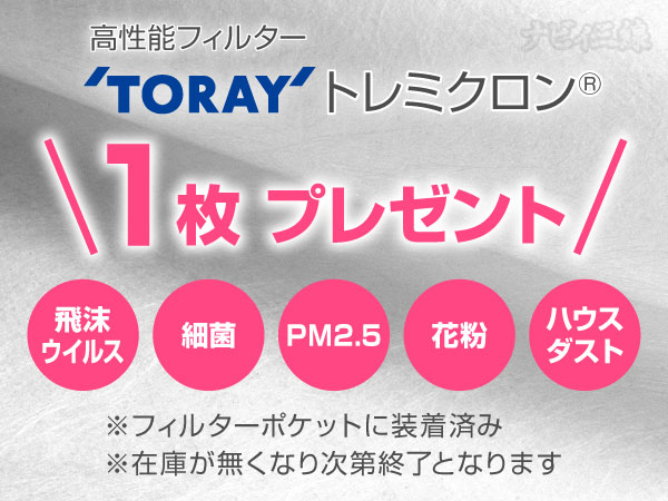 高性能フィルター「トレミクロン(R)」プレゼント