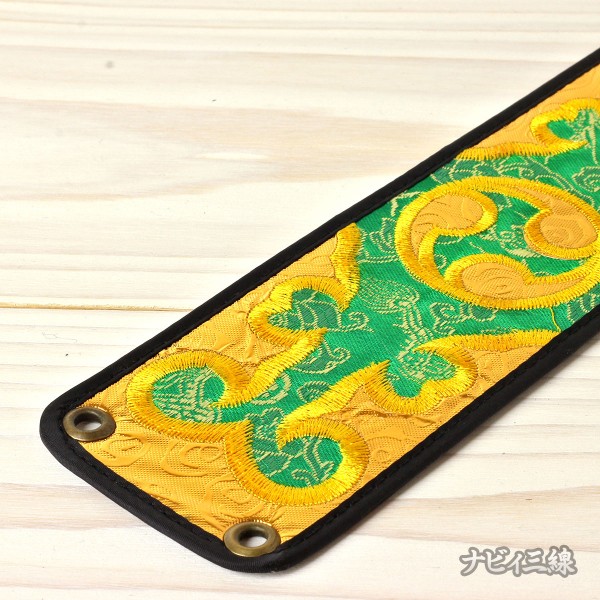 ティーガー金襴左御紋・緑2