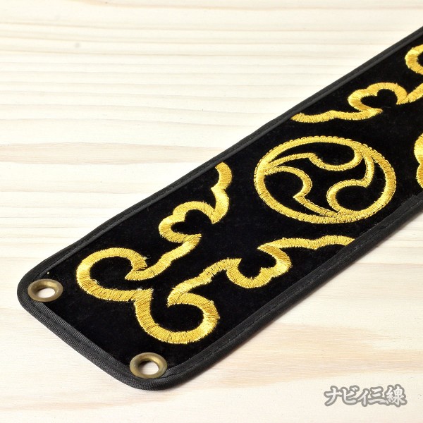 ティーガー左御紋刺繍・黒2