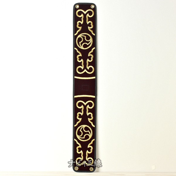 ティーガー左御紋刺繍・えんじ3