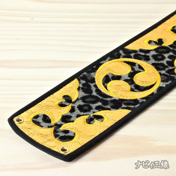 ティーガー左御紋・ヒョウ柄グレー2