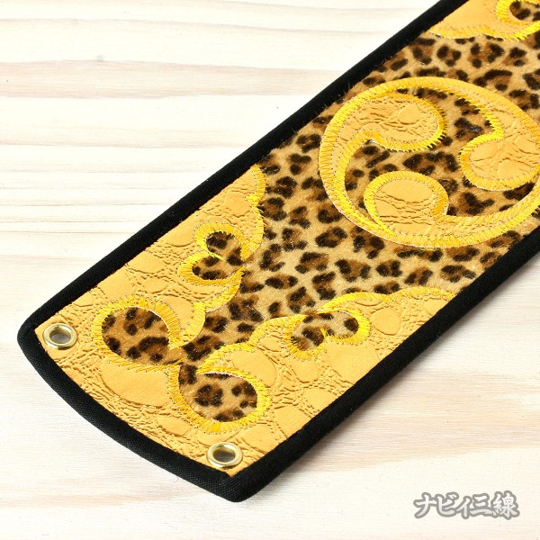 ティーガー左御紋・ヒョウ柄ブラウン2