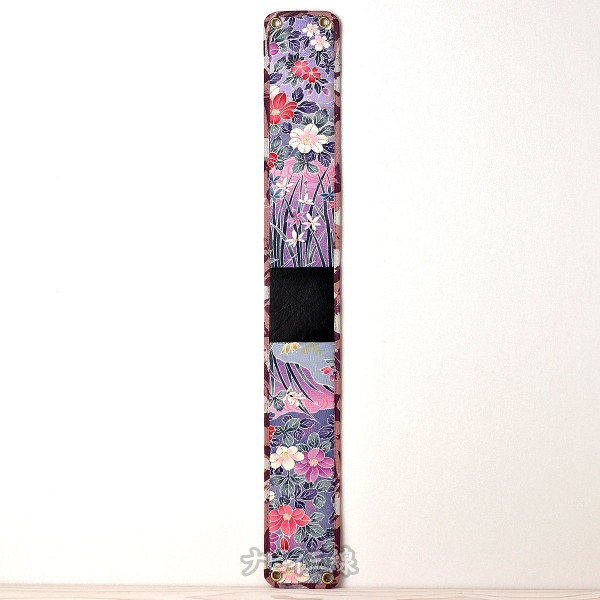 ティーガー藤色 友禅 花柄3