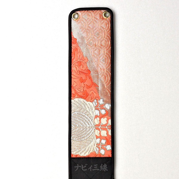 ティーガー橙 青海波と桐と唐草A2