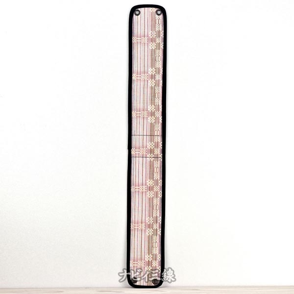 ティーガー絣・縦縞薄ピンク3