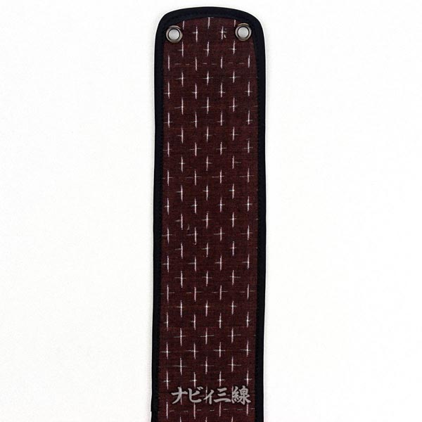 ティーガー絣・小豆色2