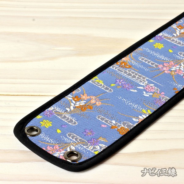 ティーガー金襴・小花風雲・空色2