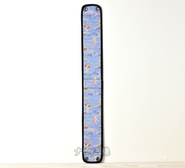 ティーガー金襴・小花風雲・空色3