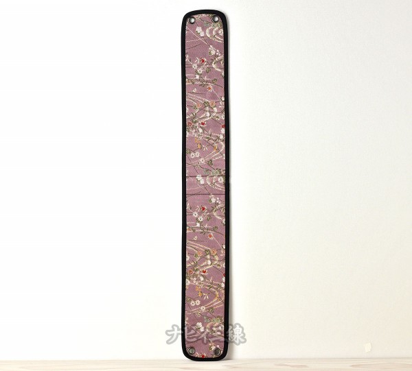 ティーガー金襴・波紋草花・薄紫3