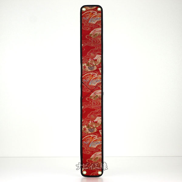 ティーガー金襴・赤地舞扇3