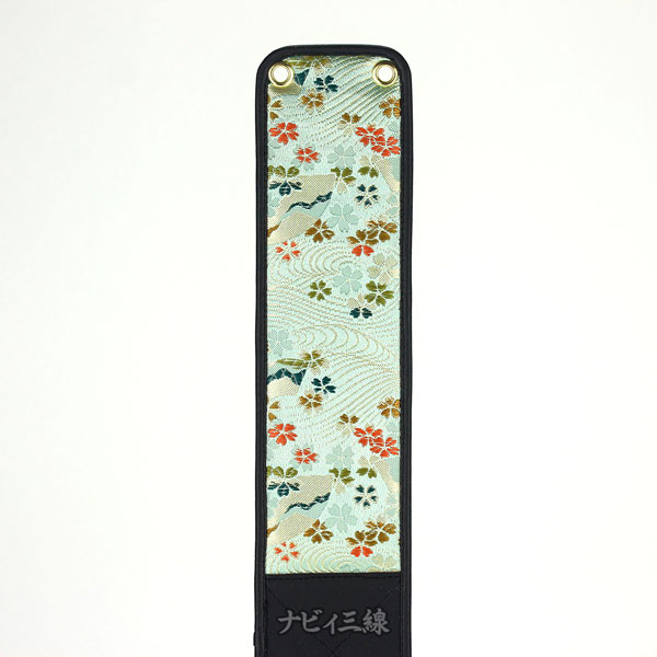 ティーガー金襴・小花流水薄緑2