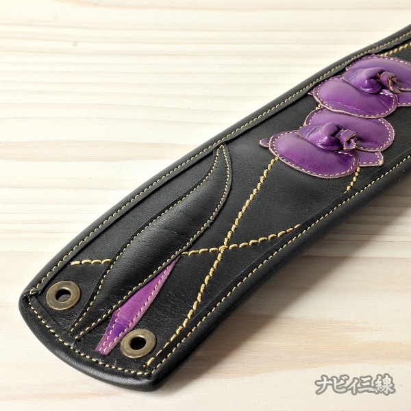 ティーガー胡蝶蘭レザー・紫2