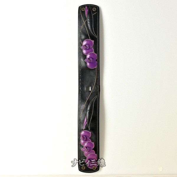 ティーガー胡蝶蘭レザー・紫4