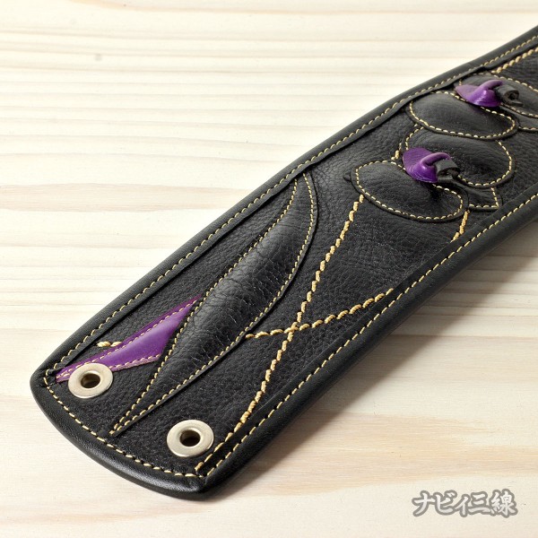 ティーガー胡蝶蘭レザー・黒2