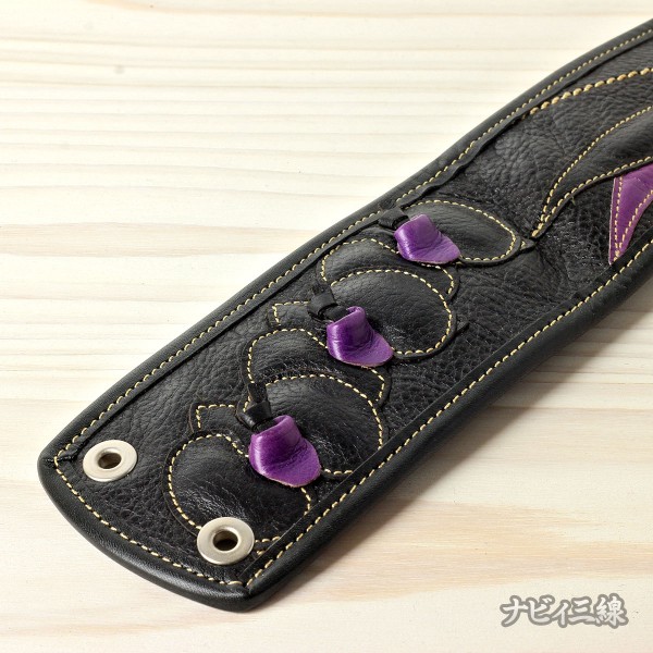 ティーガー胡蝶蘭レザー・黒3