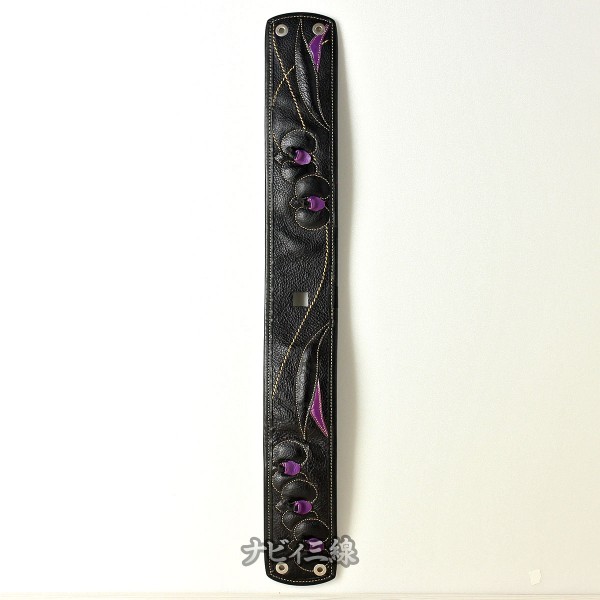 ティーガー胡蝶蘭レザー・黒4