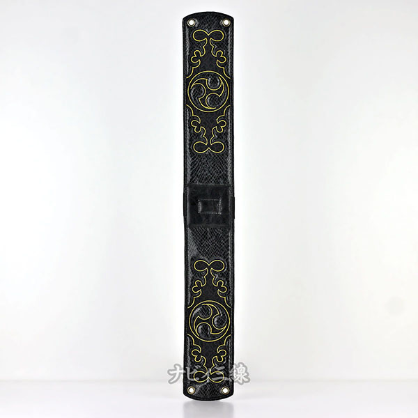 ティーガー蛇柄レザーブラックB3