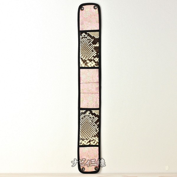 ティーガー蛇皮金襴ピンク3