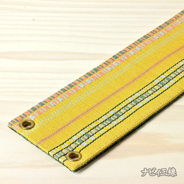 ティーガー首里織り・黄緑フチなしC2